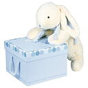 【中古】【輸入品・未使用】DOUDOU ET COMPAGNIE - Soft White & Blue Bunny with Pajama Pocket [並...