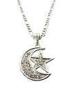 【中古】【輸入品・未使用】Shiny Jewelers USA メンズ ヒップホップ イスラム ム教 月 星 三日月ペンダント 24インチ フィガロチェーンネッ...