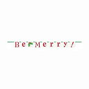 【中古】【輸入品 未使用】5ft Block Letter Be Merry Christmas Banner 並行輸入品