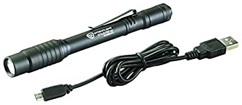 【中古】【輸入品・未使用】Streamlight 66134 Stylus Pro USB Rechargeable Penlight with Holster and Black/White LED [並行輸入品]