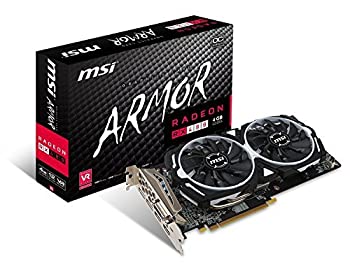 【中古】【輸入品・未使用】MSI GAMING Radeon RX 480 GDDR5 4GB CrossFire VR Ready FinFET DirectX 1..