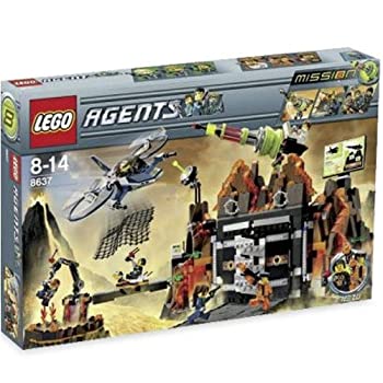 LEGO Agents Exclusive Limited Edition Set #8637 Mission 8 Volcano Base 