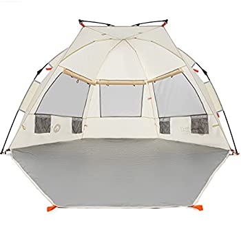 yÁzyAiEgpzEasthills Outdoors Instant Shader Extended Easy Up Beach Tent Sun Shelter - Extended Zippered Porch Included 141msAn