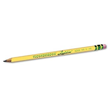 Dixon Ticonderoga 13304?Laddie Thickブラックcorepencil W /消しゴム11?/ 32?%ダブルクォーテ% di