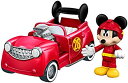 【中古】【輸入品・未使用】Fisher-Price Disney Mickey Mouse Clubhouse - 2-in-1 Hot Doggin' Hot Rod Vehicle & Figure [並行輸入品]【メーカー名】Fish...
