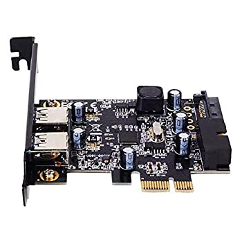 【中古】【輸入品 未使用】SilverStone SST-EC04-E Dual-Port USB 3.0 PCI-Express Expansion Card 並行輸入品