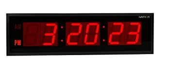 【中古】【輸入品 未使用】DBTech 0136RED Huge Large Big 36 Inch Oversized Digital LED Clock カンマ Red 並行輸入品