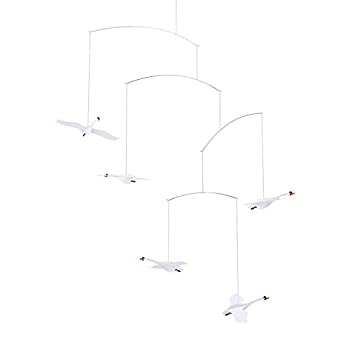 【中古】【輸入品・未使用】FLENSTED mobiles [ フレンステッド モビール ] Scandinavian Swans スカンジナビアの白鳥 北欧 インテリア FM-004 [並行輸入品]