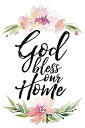 【中古】【輸入品・未使用】Dexsa 13425 X 6 x 9 in. Plaque-Woodland Grace-God Bless Our Home