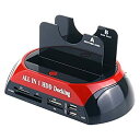 【中古】【輸入品・未使用】WANLONGXIN 876C-J USB 2.0 to SATA Dual Bay External Hard Drive Dock...