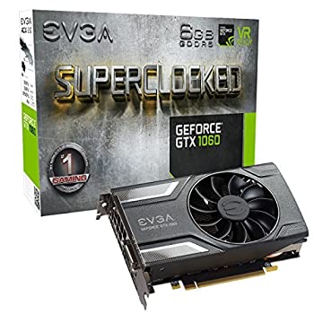 【中古】【輸入品・未使用】EVGA GeForce GTX 1060 SC GAMING%カンマ% ACX 2.0 (Single Fan)%カンマ% 6..