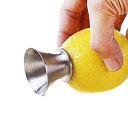 【中古】【輸入品 未使用】(2) - Best Utensils Stainless Steel Manual Lemon Juicer Squeezer Reamer 18/8 Stainless Steel Hand Held Citrus Juicer and Lemon Pourer (