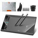 yÁzyAiEgpzParblo A610 10%_uNH[e% x 6%_uNH[e% Graphic Drawing Tablet with 8 Express Keys%J}% 2 P50S Rechargeable Pen%J}% Wool Felt Liner B