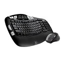 【中古】【輸入品 未使用】Logitech Cordless Desktop Wave Pro Ergonomic Keyboard and Mouse 並行輸入品