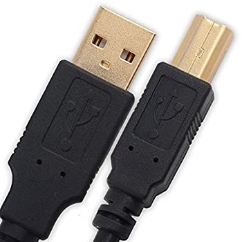 【中古】【輸入品・未使用】10Ft Long HiSpeed Gold Plated USB2.0 Printer Cable IPAX? for HP Brother Epson Expression Home XP-320 XP-420...
