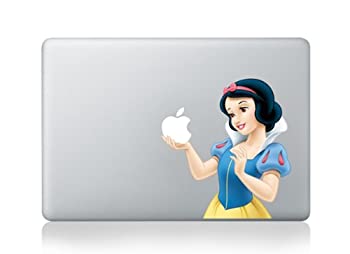 【中古】【輸入品・未使用】白雪姫 りんごにうっとり MacBook 13インチ対応 ステッカー 12.6 [並行輸入品]