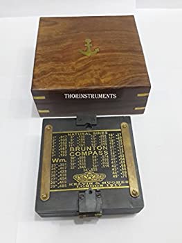 【中古】【輸入品・未使用】Kelvin & Hughes London 1917 Brunton コンパス 木製ボックス付き