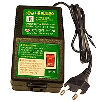 【中古】【輸入品 未使用】Hanil Step Down Voltage Transformer Converter with On/Off Button From 220V To 110V 220V 110VのOn / Offボタン付きHanilステップダウン電圧