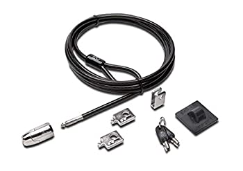 Kensington Desktop and Peripherals Standard Keyed Locking Kit 2.0 - Security cable lock - 8 ft