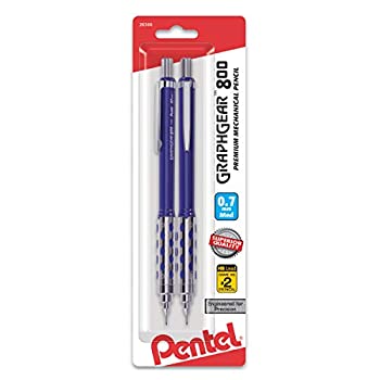 【中古】【輸入品 未使用】Pentel graphgear800自動製図鉛筆2pk 0.7mm