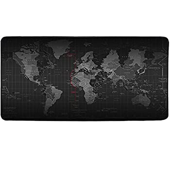 yÁzyAiEgpzCmhoo XXL Professional Large Mouse Pat & Computer Game Mouse Mat (35.4x15.7x0.1IN%J}% Map) [sAi]