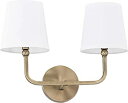 【中古】【輸入品・未使用】Capital Lighting 119321AD-674 2ライト バニティー(3)