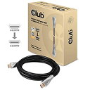 【中古】【輸入品・未使用】Club 3D HDMI? 2.0 4K 60Hz UHD / 4K ディスプレイ 認証付プレミアム・ハイスピード・ケーブル Cabl...