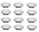 【中古】【輸入品・未使用】PAR36 LED 8W 電球 屋外 庭照明 低ボルト 12V AC DC AR111 G53 水中 工業 防水 IP65 投光ランプ...
