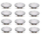 【中古】【輸入品・未使用】PAR36 LED 8W 電球 屋外 庭照明 低ボルト 12V AC DC AR111 G53 水中 工業 防水 IP65 投光ランプ 2700K 暖かい白色 12ボルト 水泳プール照明 Valu