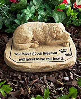 【中古】【輸入品・未使用】ペット メモリアル グッズ 犬 お墓 墓石 You have left our lives but will never leave our hearts [並行輸入品]