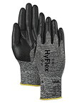 【中古】【輸入品・未使用】Ansell 103385 HyFlex 11-801 Grey and Black Nitrile Coated Machine Knit Gloves%カンマ% 0.42%ダブルクォーテ% Height%カンマ% 10%ダブルクォーテ% Length%カンマ