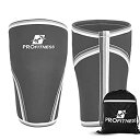 【中古】【輸入品・未使用】ProFitness 膝スリーブ スクワットサポートとコンプレッション パワーリフティング用 X-Large グレイ