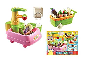 【中古】【輸入品 未使用】Youngtoys Kongsuni Wash vegetables カンマ キッチン遊び カンマ 子供玩具 Rubystone CellPhone Ring並行輸入品