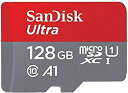 【中古】【輸入品・未使用】microSDXC 128GB SanDisk アプリ最適化 A1対応 サンディスク UHS-1 超高速U1 専用 SDアダプター付 ...