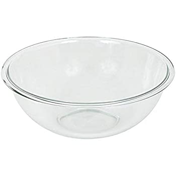 【中古】【輸入品・未使用】Prepware 4-Quart Rimmed Mixing Bowl Pyrex%カンマ%glass is safe in the oven%カンマ% microwave%カンマ% refrigerator%カンマ% freezer%カンマ% and dishwash