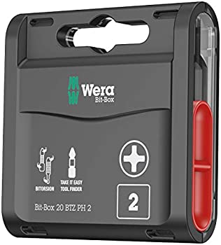 【中古】【輸入品・未使用】Wera Bit-Box 20 BTZ PH2、バイトーションロングライフ汎用ビットドリル/ド..
