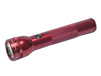 【中古】【輸入品・未使用】Maglite Heavy-Duty Incandescent 2-Cell D Flashlight%カンマ% Red [並行輸入品]