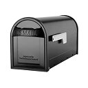 【中古】【輸入品 未使用】Architectural Mailboxes Metal Black Post Mount Mailbox 並行輸入品