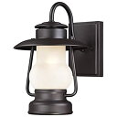 【中古】【輸入品・未使用】Westinghouse 6204200 Santa Fe 1 Light Outdoor Wall Lantern%カンマ% Weathered Bronze [並行輸入品]