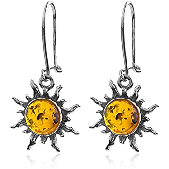 【中古】【輸入品・未使用】アンバースターリングシルバーロマンチックSun小さなイヤリング