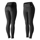 【中古】【輸入品 未使用】(Black(BL) カンマ 36) - Horze Juliet Women 039 s Full Seat Riding Breeches HyPer Flex Tights