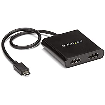 yÁzyAiEgpzStarTech.com USB-C - HDMI}`j^[A_v^ 2|[gMSTnu 4KΉ 2|[gHDMI WindowŝݑΉ MSTCDP122HD