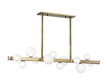 šۡ͢ʡ̤ѡHudson Valley Lighting 8744-AGB ߥ˥ҥ󥺥ǡ 12 饤ȥ 14...