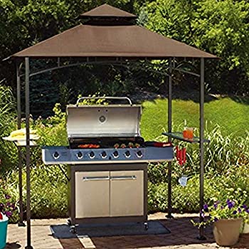 šۡ͢ʡ̤ѡSunjoy 110109139 Original Replacement Canopy Grill Gazebo (8X5 Ft) L-GZ238PST-11F Sold at Walmart US%% Brown 141¹͢