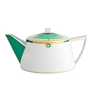 【中古】【輸入品・未使用】VISTA ALEGRE - EMERALD (Ref # 21121999) Porcelain Tea Pot - VISTA ALEGRE 磁器ティーポット- 1%カンマ%33 Lt [並行輸入品]