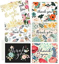 【中古】【輸入品・未使用】Thank You Cards - 37 Beautiful Thank You Card - Blank Cards - White Envelopes Included - Bridal%カンマ% Baby Showers and Business (37 Pack
