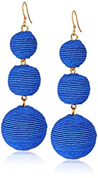 【中古】【輸入品・未使用】Kenneth Jay Lane Deminスレッドボールドロップイヤリング