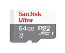 【中古】【輸入品・未使用】SanDisk microSDXC ULTRA 64GB 80MB/s SDSQUNS-064G Class10 サンディスク [並行...