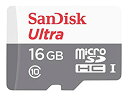 【中古】【輸入品・未使用】SanDisk microSDHC ULTRA 16GB 80MB/s SDSQUNS-016G Class10 サンディスク 「並行...