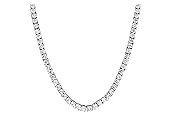 【中古】【輸入品・未使用】Bling Bling NY 1列 テニス ネックレス/ブレスレット 20/22/24インチ シルバー仕上げ ラボ作成ダイヤモンド 4mm 一連ブレスレット【メーカー名】Bling Bling NY【メーカー型番】...